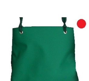 SCHLACHTHAUSFREUND-Workwear, Ledotex EL-90-Schürze, 1407, rot, VE = 5