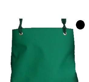 SCHLACHTHAUSFREUND-Workwear, Ledotex EL-90-Schürze, 1407, schwarz, VE = 5