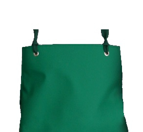SCHLACHTHAUSFREUND-Workwear, Ledotex EL-90-Schürze, 1408, grün, VE = 5