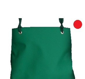 SCHLACHTHAUSFREUND-Workwear, Ledotex EL-90-Schürze, 1409, rot, VE = 5