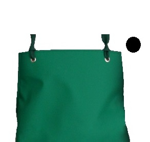 SCHLACHTHAUSFREUND-Workwear, Ledotex EL-90-Schürze, 1409, schwarz, VE = 5