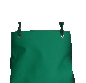 SCHLACHTHAUSFREUND-Workwear, Ledotex EL-70-Schürze, 1419, grün, VE = 5
