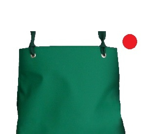 SCHLACHTHAUSFREUND-Workwear, Ledotex EL-70-Schürze, 1419, rot, VE = 5
