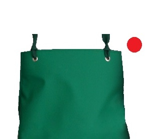 SCHLACHTHAUSFREUND-Workwear, Ledotex EL-70-Schürze, 1420, rot, VE = 5