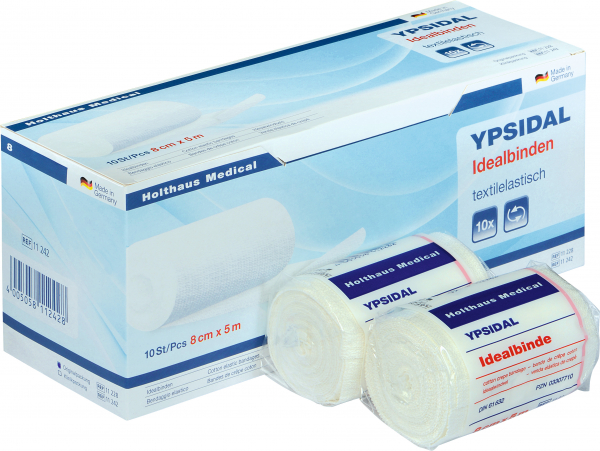 Holthaus Medical, Erste Hilfe, YPSIDAL Idealbinde DIN 61 632, 8 cm x 5 m