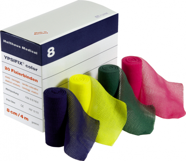 Holthaus Medical, Erste Hilfe, YPSIFIX® color Fixierbinde, 6 cm x 4 m