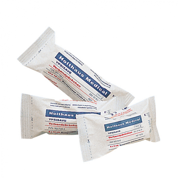 Holthaus Medical, Erste-Hilfe, YPSISAVE Verbandpäckchen , 10 x 12 cm