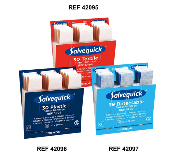 Holthaus Medical, Erste-Hilfe, Salvequick®-Refill-Einsatz 6796, detektierbar