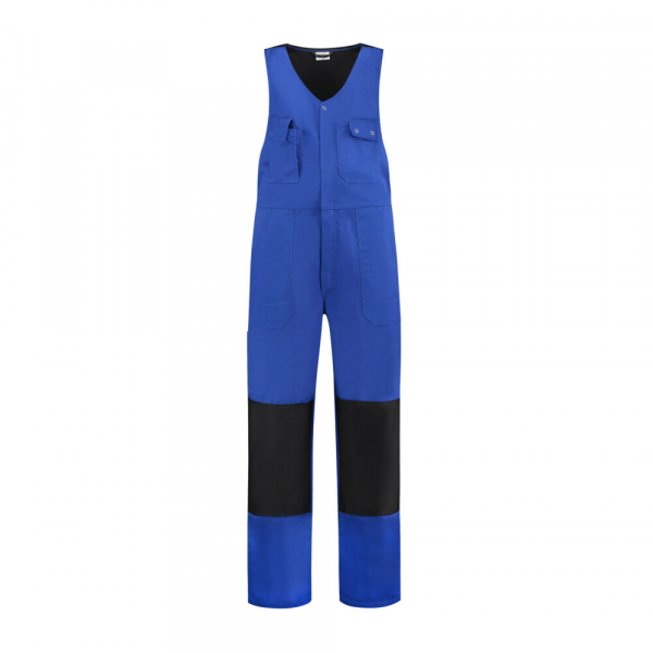 Westenoverall Baumwolle/Polyester, 280g/m², kornblau/schwarz