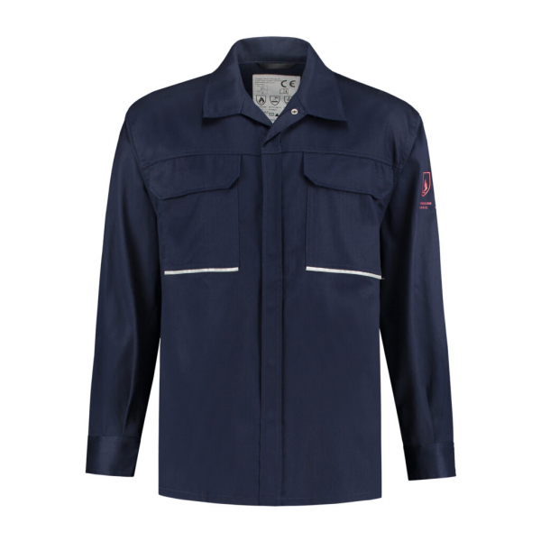 Hemd flammhemmend, 220g/m², marine
