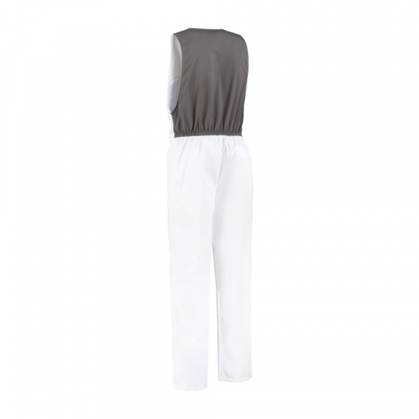 Hygiene Westenoverall Polyester/Baumwolle, 260g/m², weiß