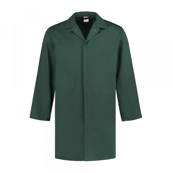 Hygiene Kittel Polyester/Baumwolle, 260g/m², flaschengrün