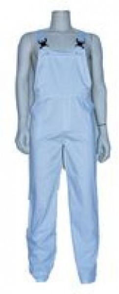 SSP-Latzhose, 200g/m², weiß