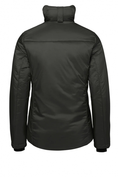 HAKRO Damen Kapuzen-Thermo-Loftjacke,karbongrau