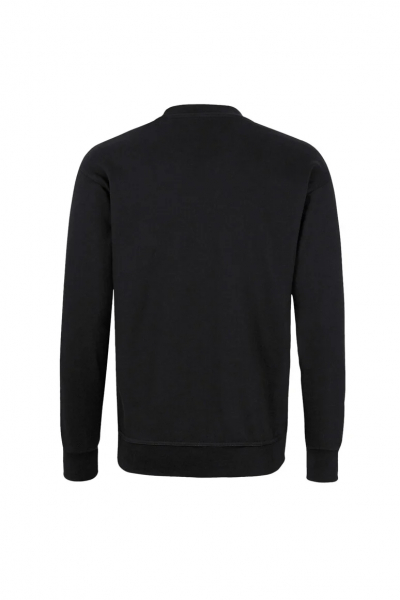 Label-Free Sweatshirt Heavy MIKRALINAR® ECO, schwarz