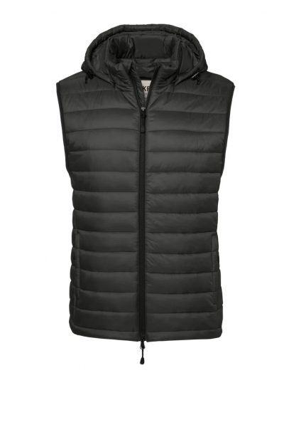 HAKRO Kapuzen-Loftweste, karbongrau