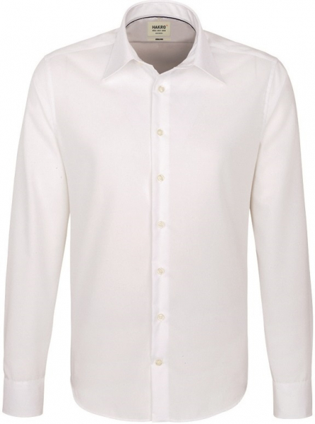 HAKRO-Workwear, Arbeits-Berufs-Hemd, 1/1 Arm Business-Tailored, weiß