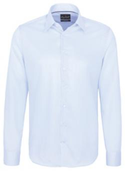HAKRO-Workwear, Arbeits-Berufs-Hemd, 1/1 Arm Business-Tailored, sky