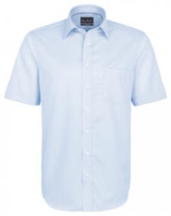 HAKRO-Workwear, Arbeits-Berufs-Hemd, 1/2 Arm Business, sky