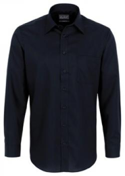HAKRO-Workwear, Arbeits-Berufs-Hemd, 1/1 Arm Business, schwarz