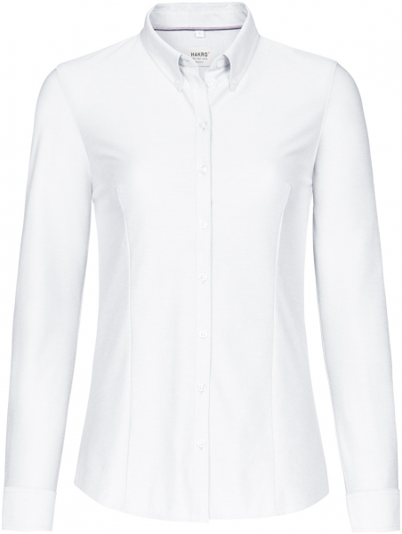 HAKRO-Workwear, Bluse, 1/1-Arm, Natural Stretch, 135 g / m², weiß