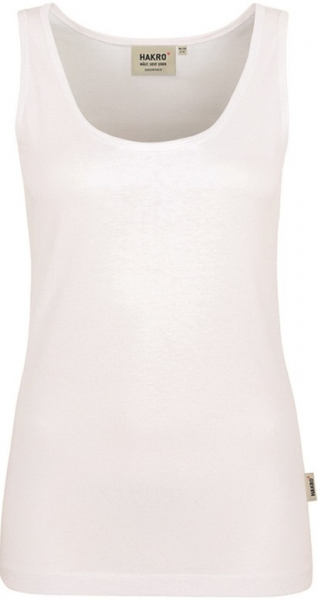 HAKRO-Worker-Shirts, Damen-Tanktop, Classic, 160 g / m², weiß