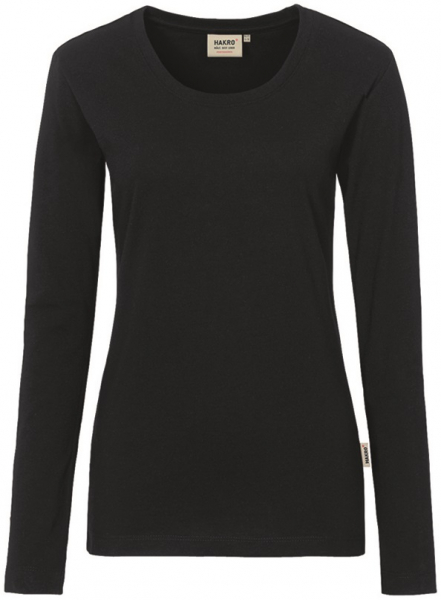 HAKRO-Worker-Shirts, Women-Longsleeve Performance, schwarz