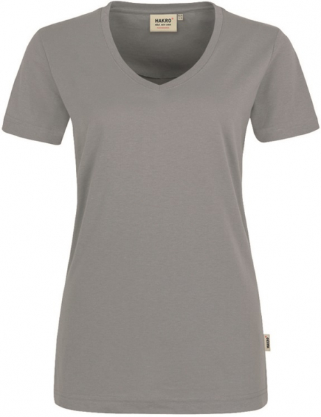 HAKRO-Worker-Shirts, Women-T-Shirt, V-Ausschnitt Performance, titan