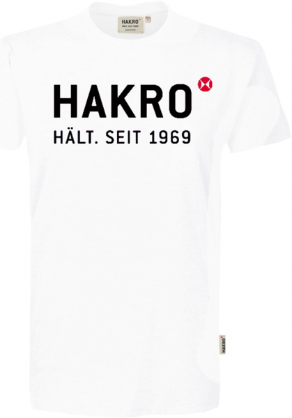HAKRO-Worker-Shirts, T-Shirt, Logo, 160 g / m², weiß
