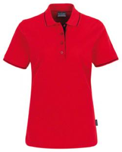 HAKRO-Worker-Shirts, Women-Poloshirt Casual, rot