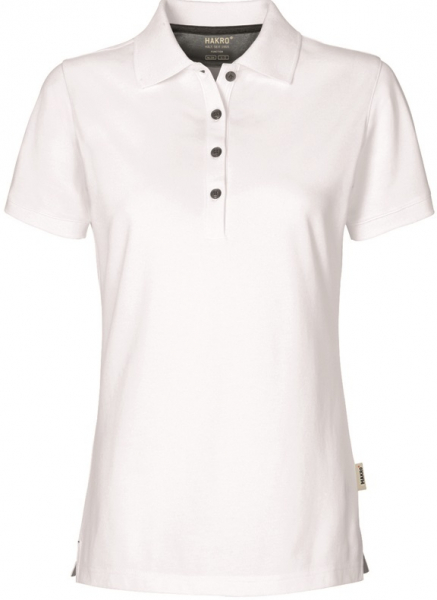 HAKRO-Worker-Shirts, Women-Poloshirt Cotton-Tec, weiß