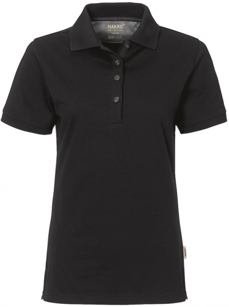 HAKRO-Worker-Shirts, Women-Poloshirt Cotton-Tec, schwarz