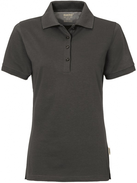 HAKRO-Worker-Shirts, Women-Poloshirt Cotton-Tec, anthrazit