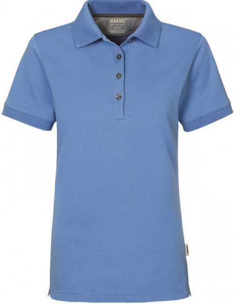 HAKRO-Worker-Shirts, Women-Poloshirt Cotton-Tec, malibu-blue