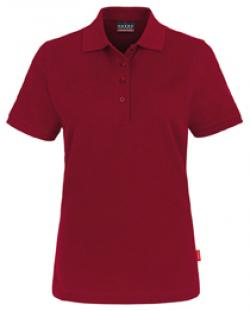 HAKRO-Worker-Shirts, Women-Poloshirt Performance, weinrot