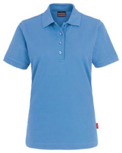 HAKRO-Worker-Shirts, Women-Poloshirt Performance, malibu-blue