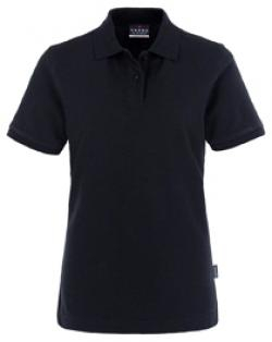 HAKRO-Worker-Shirts, Women-Poloshirt Top, schwarz
