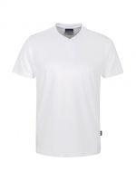 HAKRO-Worker-Shirts, T-Shirt, V-Ausschnitt Classic, weiß