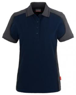 HAKRO-Worker-Shirts, Women-Poloshirt-Contrast Performance, tinte