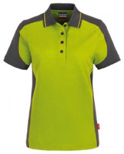 HAKRO-Worker-Shirts, Women-Poloshirt-Contrast Performance, kiwi