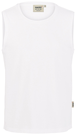 HAKRO-Worker-Shirts, Tanktop, Classic, 160 g / m², weiß