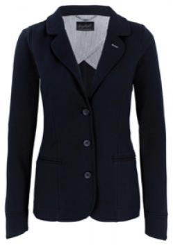 HAKRO-Worker-Shirts, Women-Sweatblazer Premium, schwarz