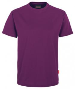 HAKRO-Worker-Shirts, T-Shirt Performance, aubergine