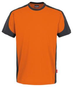 HAKRO-Worker-Shirts, T-Shirt-Contrast Performance, orange