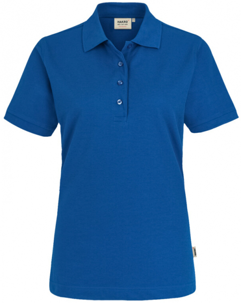 HAKRO Damen Poloshirt MIKRALINAR® ECO, 1/2 Arm, 200 g/m², royalblau