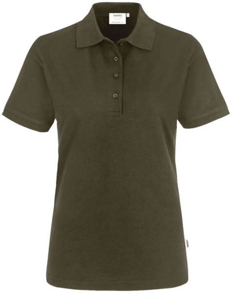 HAKRO Damen Poloshirt MIKRALINAR® ECO, 1/2 Arm, 200 g/m², oliv