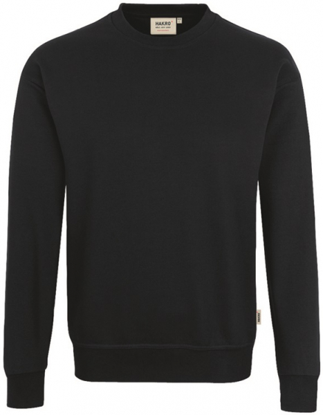 HAKRO-Worker-Shirts, Sweatshirt Performance, schwarz