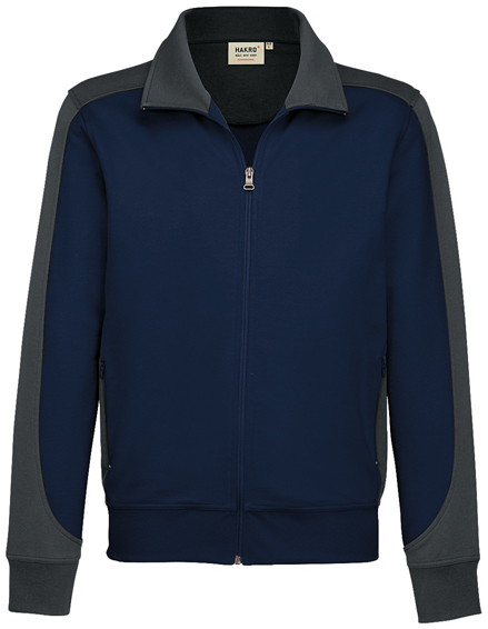HAKRO-Worker-Shirts, Sweatjacke, Contrast, Performance, 300 g / m², tinte