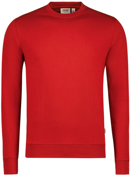 HAKRO Sweatshirt MIKRALINAR® ECO, langarm, 290 g/m², rot