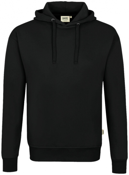 HAKRO Kapuzen-Sweatshirt Bio-Baumwolle GOTS, langarm, 290 g/m², schwarz